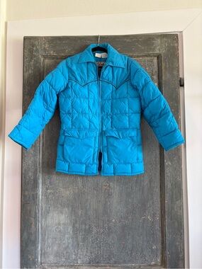 Walls Bright Turquoise Women’s Vintage Puffer Jacket